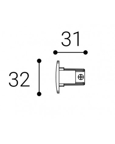 ECO TRACK END CAP, W