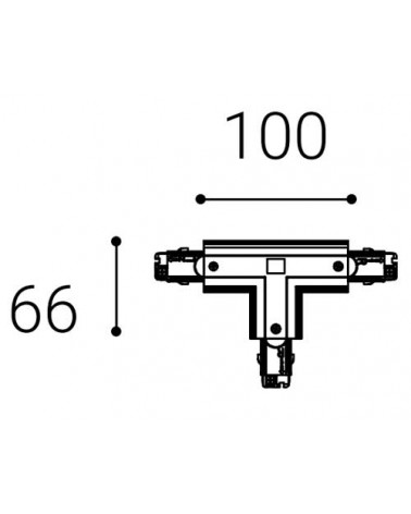 ECO-TRACK RIGHT T-CONNECTOR, B