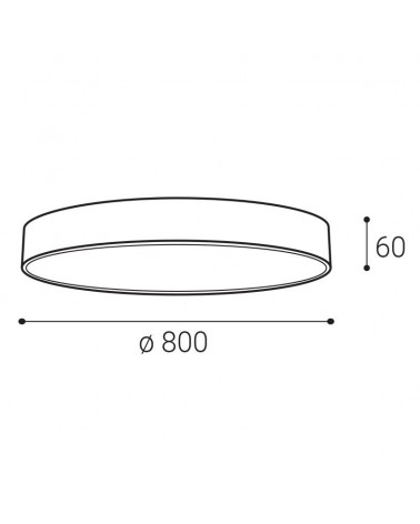MONO SLIM 80, B 80W CASAMBI 2CCT 3000K/4000K