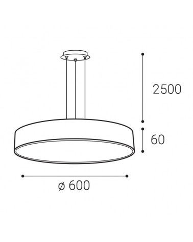 MONO SLIM 60 P-Z, B 60W ZIGBEE 2CCT 3000K/4000K