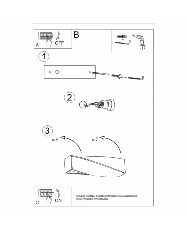 Wandleuchte Keramik SIGMA