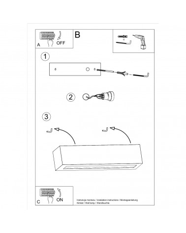 Wandleuchte Keramik VEGA