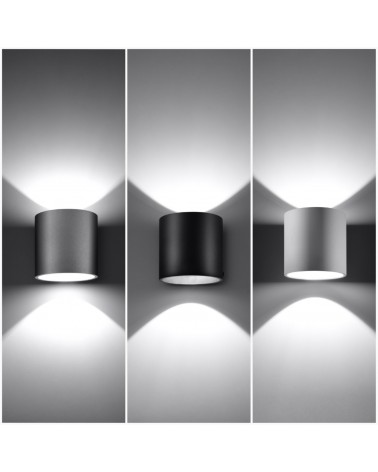 Wandleuchte ORBIS 1 weiß