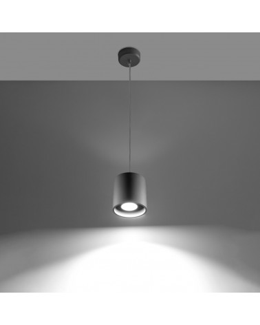 Hängeleuchte ORBIS 1 grau