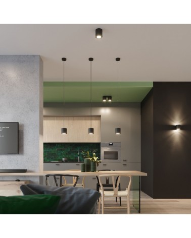 Deckenleuchte ORBIS 2 schwarz