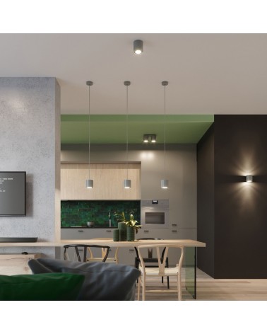 Deckenleuchte ORBIS 2 grau