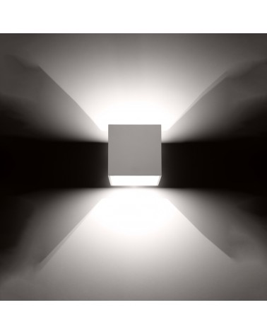Wandleuchte QUAD 1 weiß