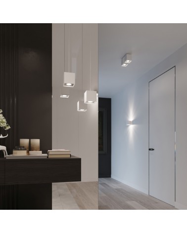 Hängeleuchte QUAD 1 weiß