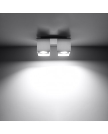 Deckenleuchte QUAD 2 weiß