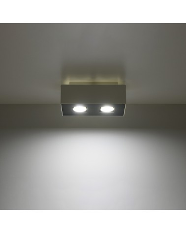 Deckenleuchte MONO 2 weiß