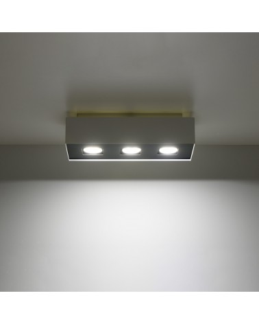 Deckenleuchte MONO 3 weiß