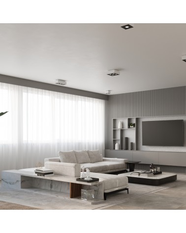 Deckenleuchte MONO 3 weiß