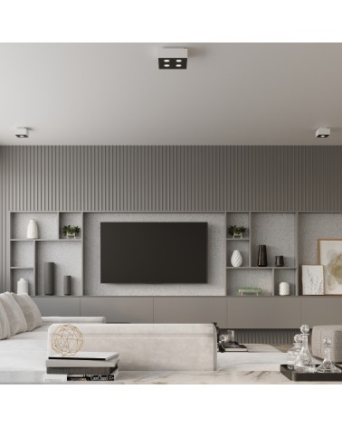 Deckenleuchte MONO 4 weiß