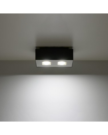 Deckenleuchte MONO 2 schwarz