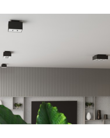 Deckenleuchte MONO 2 schwarz