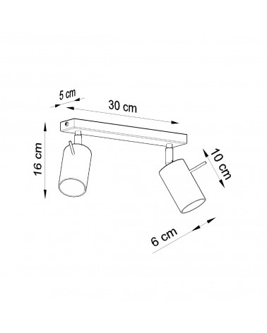 Deckenleuchte RING 2 weiß
