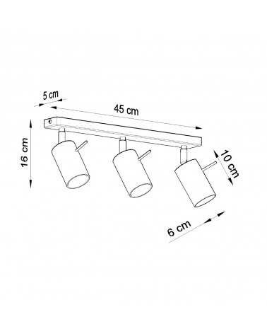 Deckenleuchte RING 3 weiß