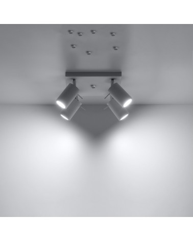 Deckenleuchte RING 4 weiß