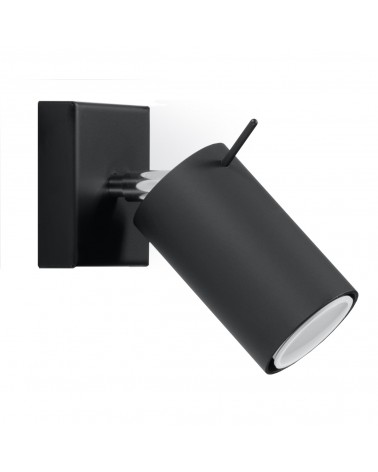 Wandleuchte RING schwarz