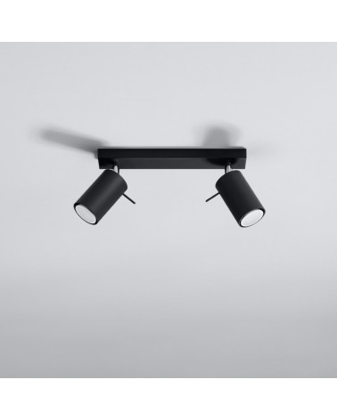 Deckenleuchte RING 2 schwarz