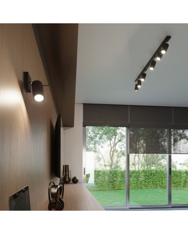 Deckenleuchte RING 2 schwarz