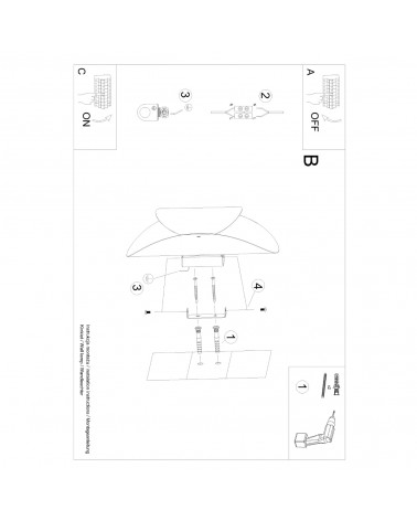 Wandleuchte TEAR schwarz