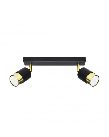 Deckenleuchte NERO 2 schwarz/gold
