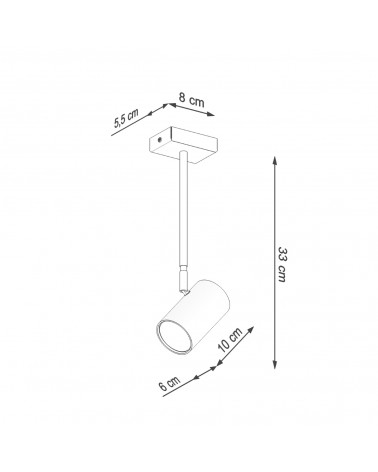 Deckenleuchte NORANO schwarz