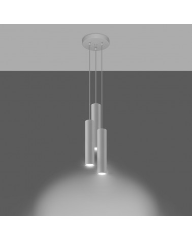 Hängeleuchte LAGOS 3P weiß