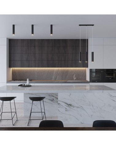 Hängeleuchte LAGOS 3P schwarz