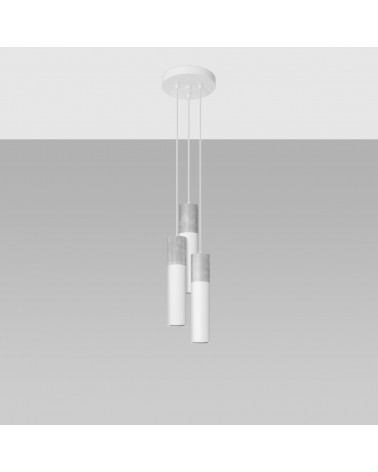 Hängeleuchte BORGIO 3P weiß