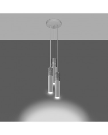 Hängeleuchte BORGIO 3P weiß