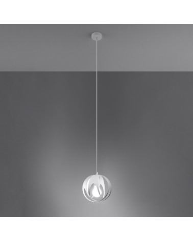 Hängeleuchte TULOS 1 weiß