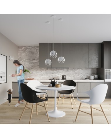 Hängeleuchte TULOS 1 weiß