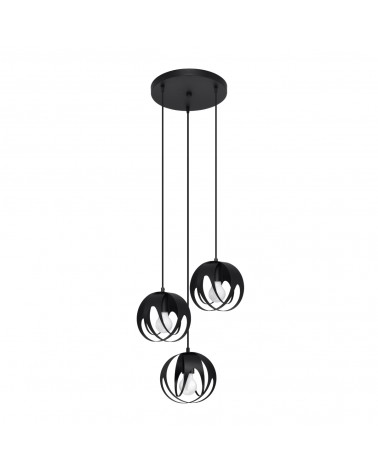 Hängeleuchte TULOS 3P schwarz