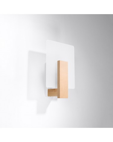 Wandleuchte LAPPO Naturholz