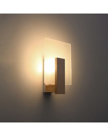 Wandleuchte LAPPO Naturholz