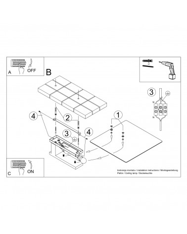 Deckenleuchte LAPPO Naturholz