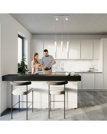 Hängeleuchte RING 3 weiß