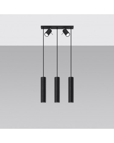 Hängeleuchte RING 3 schwarz