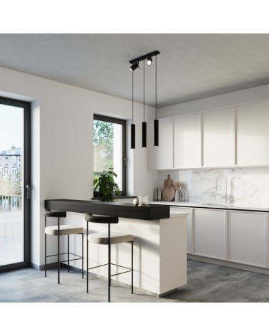 Hängeleuchte RING 3 schwarz