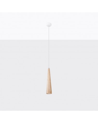 Hängeleuchte SULA 1 Naturholz