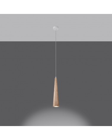 Hängeleuchte SULA 1 Naturholz