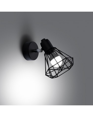 Wandleuchte ARTEMIS 1 schwarz