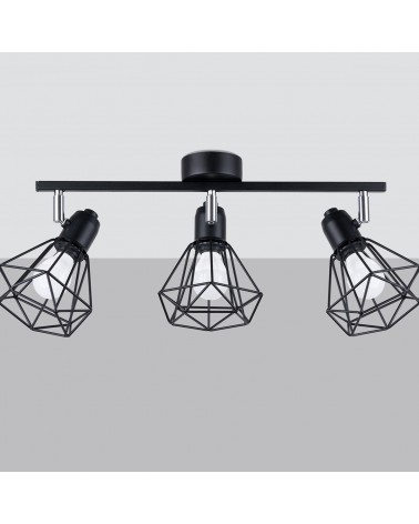 Deckenleuchte ARTEMIS 3 schwarz