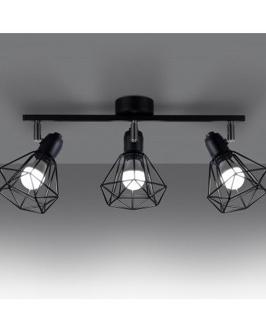 Deckenleuchte ARTEMIS 3 schwarz