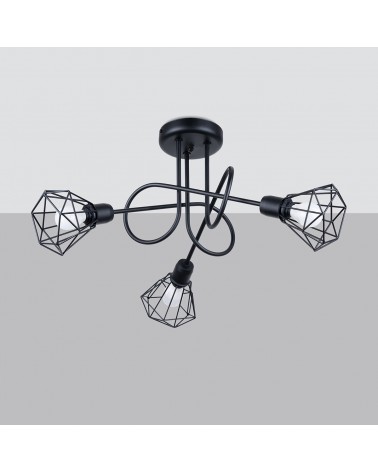 Kronleuchter ARTEMIS 3S schwarz