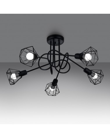 Kronleuchter ARTEMIS 5S schwarz