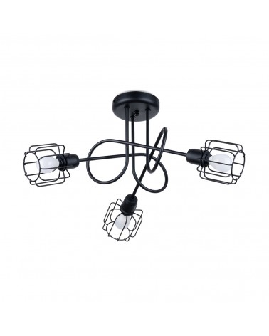 Kronleuchter BELUCI 3S schwarz