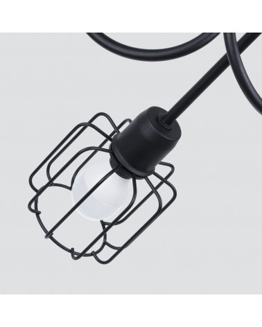 Kronleuchter BELUCI 5S schwarz